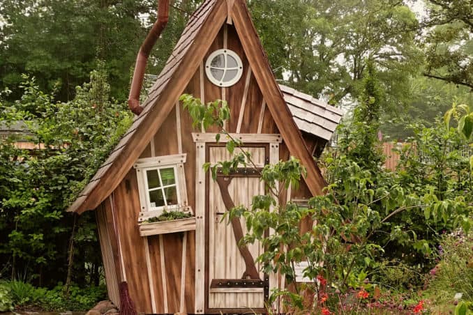 Holzhaus im Garten