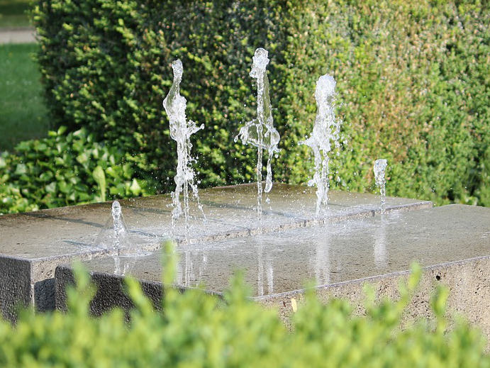 Wasserspiel für den Garten