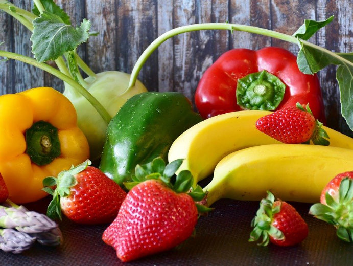 Obst und Gemüse aus dem Garten