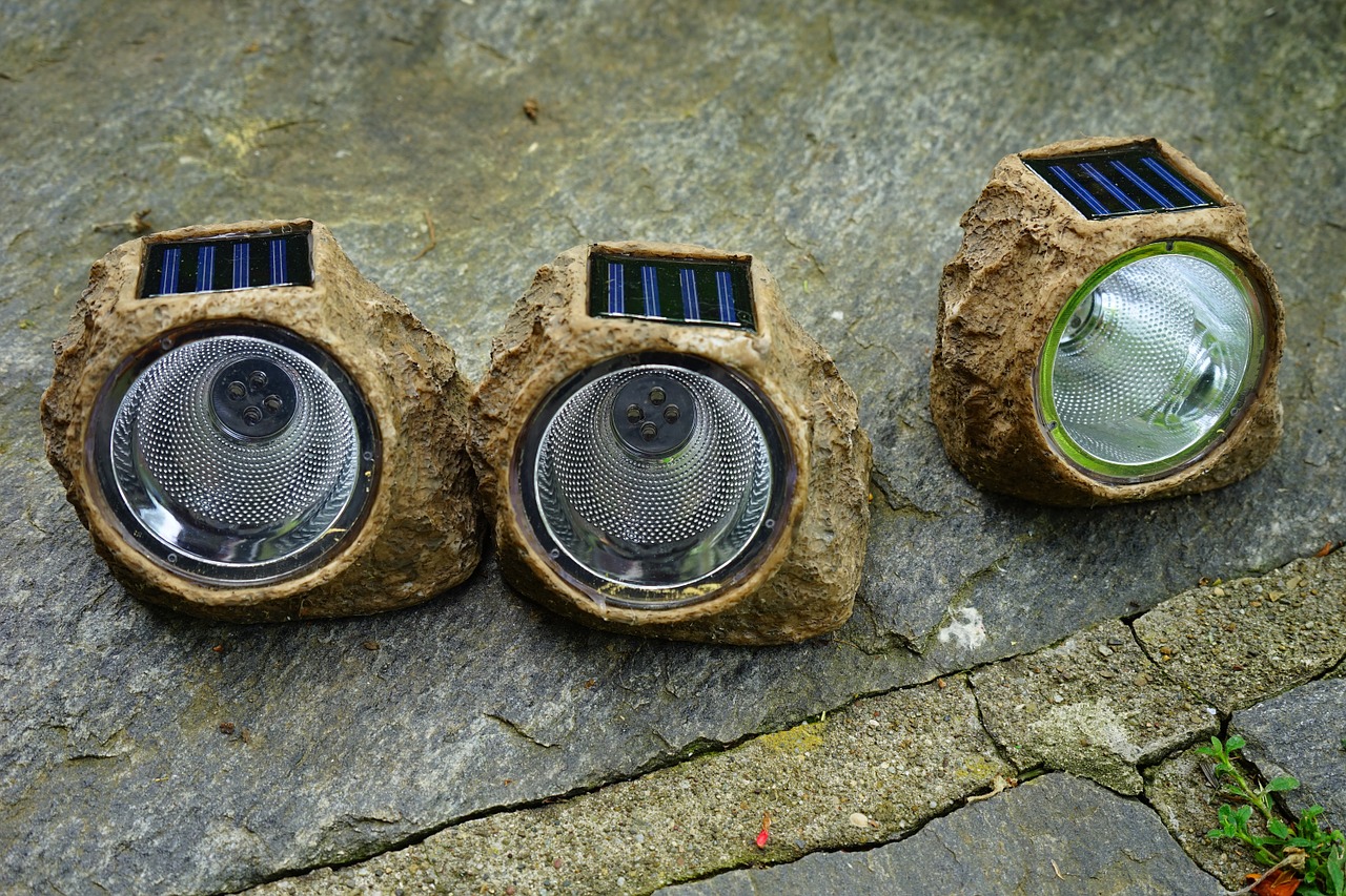 Solarlampen für den Garten