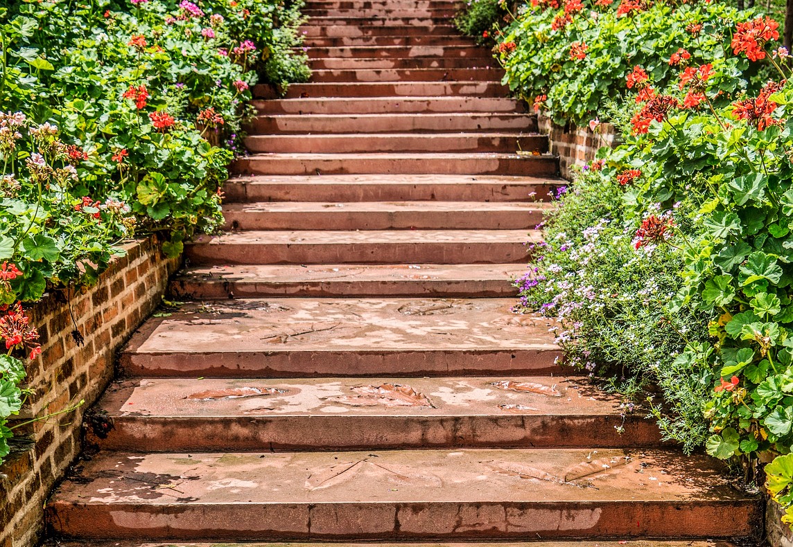 Treppen im Garten