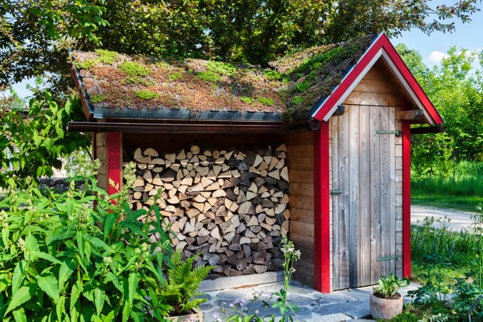 Gartenhaus als Holzschuppen