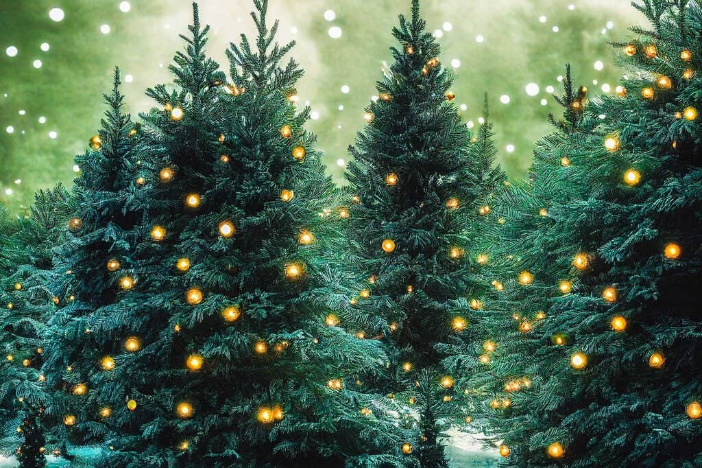 Weihnachtliche Pflanzen 🎄 Die perfekte Dekoration für die Adventszeit Tannenbaum im Garten
