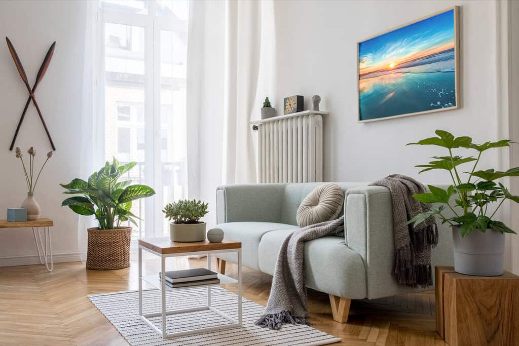 Poster mit Landschaft – Top 5! Poster mit schöner Meereslandschaft im Wohnzimmer