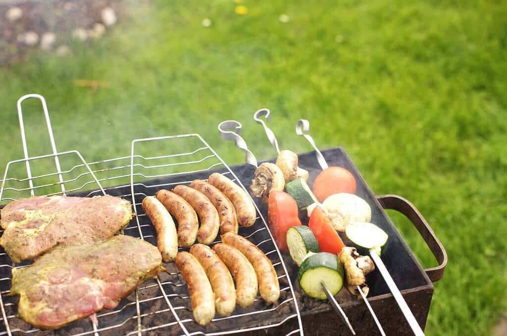 Grillen im Garten